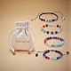 SUNNYCLUE Natural Gemstone Beads Bracelets US-BJEW-SC0001-03-4