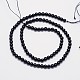 Natural Black Tourmaline Round Bead Strands&nbsp;US-G-I160-01-6mm-2