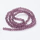 Transparent Glass Beads Strands US-GLAA-R029-4mm-M-2