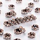 Brass Rhinestone Spacer Beads US-RB-A014-L6mm-01R-NF-1