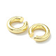 Rack Plating Brass Ring Cuff Earrings for Women US-EJEW-H135-01G-01-2