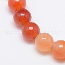 Natural Carnelian Beads Strands US-G-N0006-12mm-17