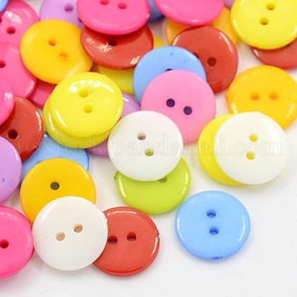 Acrylic Sewing Buttons US-X-BUTT-E084-E-M-1