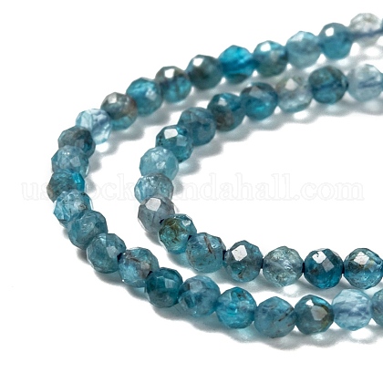 Natural Apatite Beads Strands US-G-K185-02-1