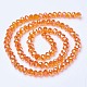 Electroplate Glass Beads Strands US-EGLA-A034-T10mm-B16-2