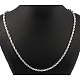 304 Stainless Steel Necklaces Unisex Rope Chain Necklaces US-NJEW-507L-10D-3