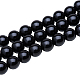 Natural Black Agate Round Beads Strands US-G-PH0011-10mm-2