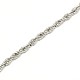 Fashionable 304 Stainless Steel Rope Chain Necklace Making US-STAS-A028-N052P-2