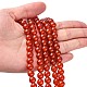 Natural Carnelian Beads Strands US-G-C076-6mm-2A-4
