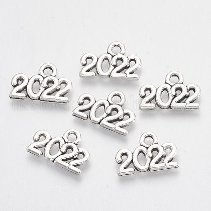 Tibetan Style Alloy Charms US-TIBE-T010-37AS-RS-1