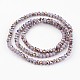 Electroplate Glass Beads Strands US-EGLA-P018-4mm-H06-2A-2