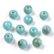 Round Imitation Gemstone Acrylic Beads US-OACR-R029-8mm-06-1