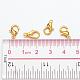 Zinc Alloy Jewelry Findings Golden Lobster Claw Clasps US-X-E102-G-5