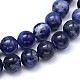 Round Natural Sodalite Beads Strands US-G-F222-39-8mm-2