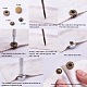 1Box Mixed Metal Jewelry Snap Fastener US-BUTT-WH0001-01-5