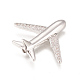 Brass Micro Pave Cubic Zirconia Airliner Beads US-ZIRC-L078-005P-NR-2
