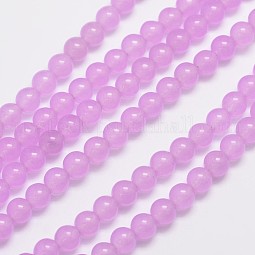 Natural & Dyed Malaysia Jade Bead Strands US-G-A146-6mm-A17
