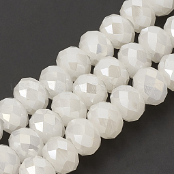 Electroplated Imitation Jade Glass Beads US-EGLA-R112-10mm-A06