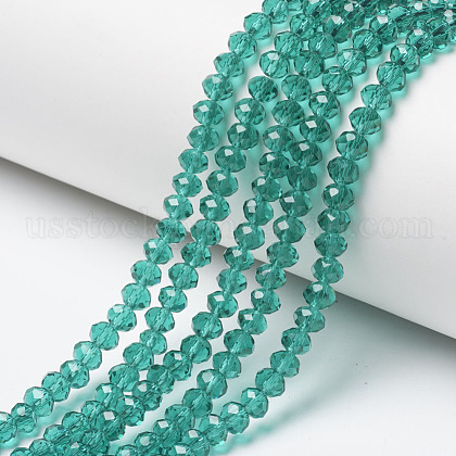 Glass Beads Strands US-EGLA-A034-T8mm-D18-1