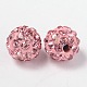 Pave Disco Ball Beads US-RB-A170-8mm-4-2