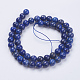 Natural Lapis Lazuli(Filled Color Glue) Beads Strands US-G-K269-01-8mm-2