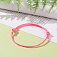Korean Waxed Polyester Cord Bracelet Making US-AJEW-JB00011-07-4