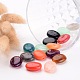 Mixed Acrylic Gemstone Beads Oval Beads US-X-PGB277Y-3