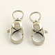 304 Stainless Steel Swivel Lobster Claw Clasps US-STAS-R065-10-1