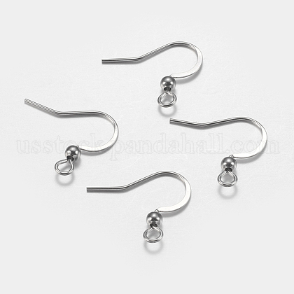 316 Surgical Stainless Steel French Earring Hooks US-STAS-F149-31P-1