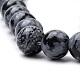 Natural Snowflake Obsidian Beads Strands US-G-S259-20-8mm-3