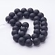 Natural Black Agate Beads Strands US-G-D543-12mm-3
