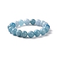Dyed Natural Gemstone Beaded Stretch Bracelets US-BJEW-JB02956-1