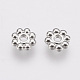 Alloy Daisy Spacer Beads US-PALLOY-L166-31P-2