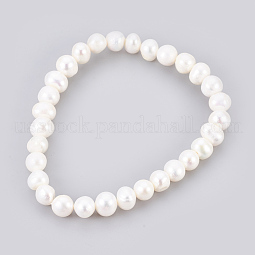 Grade A Pearl Stretch Bracelets US-BJEW-JB03911