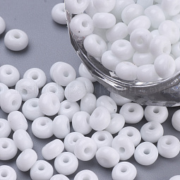 Baking Paint 6/0 Glass Seed Beads US-SEED-Q025-4mm-M02