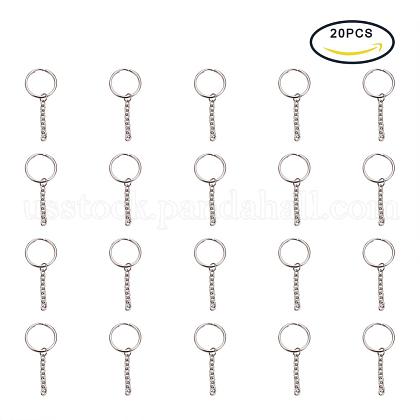 316 Stainless Steel Key Clasps US-STAS-PH0005-06-1