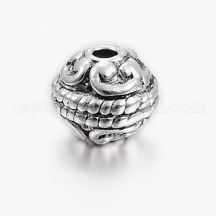 Tibetan Style Alloy Beads US-PALLOY-ZN2504-AS-RS-1