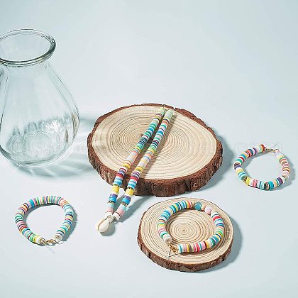 Handmade Polymer Clay Beads&nbsp;US-CLAY-R067-3.0mm-01-4