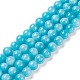 Natural Mashan Jade Round Beads Strands US-G-D263-10mm-XS20-1