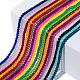 20 Colors Transparent Glass Beads Strands US-FGLA-X0002-01-6mm-2
