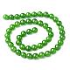 Natural Qinghai Jade Round Beads Strands US-GSR063-3