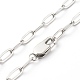 304 Stainless Steel Cable Chain Necklaces US-NJEW-JN03628-03-1
