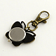 Retro Keyring Accessories Alloy Butterfly Watch for Keychain US-WACH-R009-059AB-2