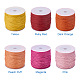 PandaHall Elite Waxed Cotton Thread Cords Kits US-YC-PH0001-03-3