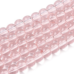 Transparent Glass Beads Strands US-GLAA-T032-T4mm-10