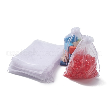 Organza Gift Bags with Drawstring US-OP-R016-17x23cm-04-1
