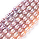 Oval Natural Cultured Freshwater Pearl Beads Strands US-PEAR-R015-43-7
