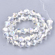 Electroplate Glass Beads Strands US-EGLA-Q118-6mm-B17-2