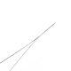 Iron Big Eye Beading Needles US-TOOL-N006-02-4