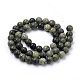 Natural Serpentine/Green Lace Stone Beads Strands US-G-S259-15-8mm-1-2